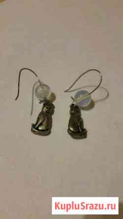 Серьги с лунным камнем Москва