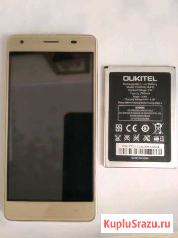 Матрица+тачскрин+аккумулятор для Oukitel c5 Набережные Челны - изображение 1