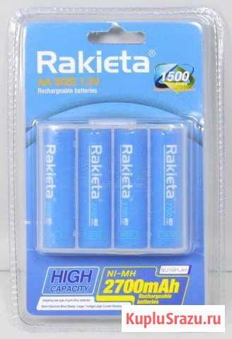 Аккумулятор Rakieta R06 2700mAh (новые) Таганрог - изображение 1