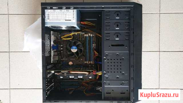 Системный блок G2130/4Gb/GTX10603Gb/SSD128 Лениногорск - изображение 1