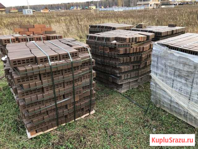 Кирпич Ревда евро шоколад одинарный и ригель Верхнее Дуброво - изображение 1