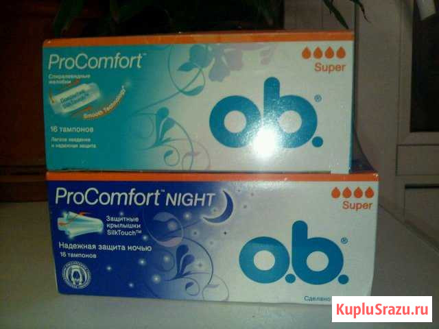 Тампоны O. B. pro comfort super,normal Муром - изображение 1