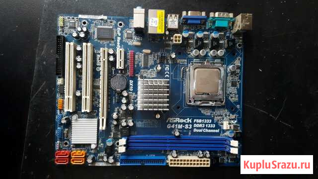 Asrock g41m-s3 (ddr3) Нальчик - изображение 1