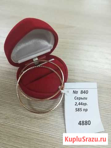 Серьги 585* №336 Александров - изображение 1