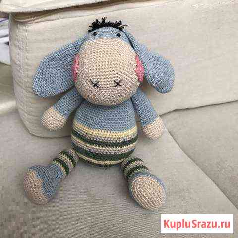 Вязаная игрушка ослик Волгоград