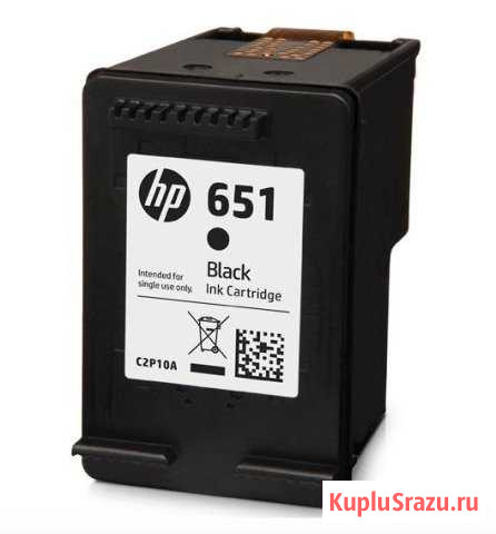 Чернильный картридж HP DJ №651 C2P10AE черный 600 Владивосток - изображение 1