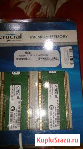 Crucial dimm DDR4 4x4(16) Gb Владимир - изображение 1