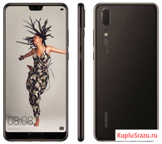 Huawei P20 6/64 black Севастополь - изображение 1