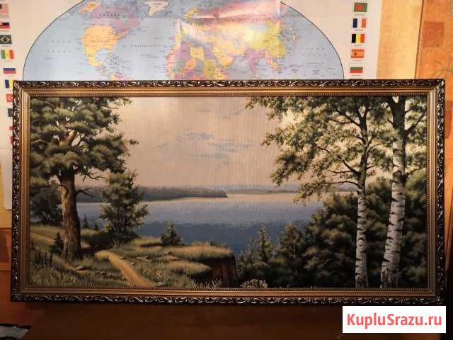 Картина гобелен 107 на 55 см Калининград - изображение 1