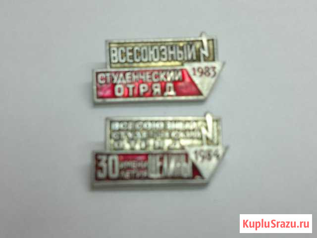 Значок Всесоюзный студенческий отряд Петрозаводск - изображение 1