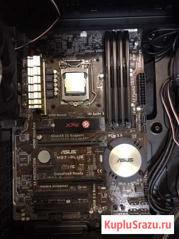 Продам сборку. asus h-97+core i7 4790+Xms3 16gb Новокузнецк - изображение 1