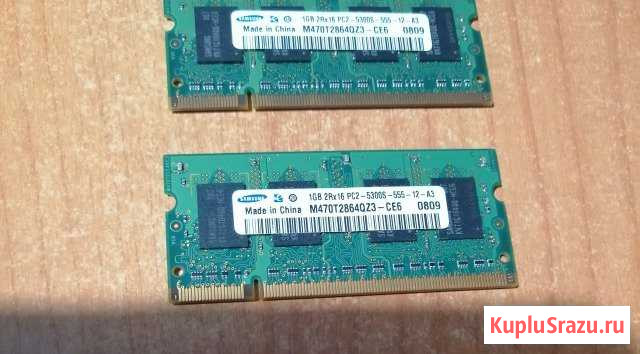Озу DDR2 SAMSUNG 1Gb Оренбург - изображение 1