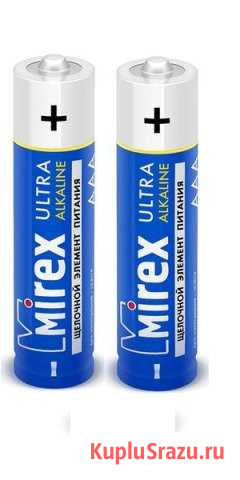 Батарейка Mirex ultra alkaline LR03/AAA, shrink 2 Калининград - изображение 1