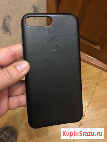 Кожаный чехол для iPhone 7plus, 8plus. Оригинал Сыктывкар - изображение 1