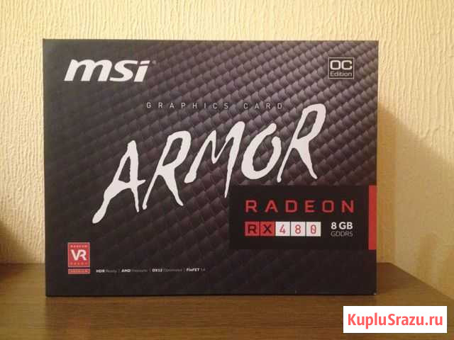 Продам видеокарту MSI Radeon RX 480 8gb Севастополь - изображение 1