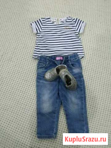 Футболка (zara) 80-86(200),слипоны(200 Шарья - изображение 1