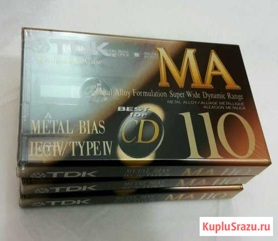 Аудиокассеты TDK metal bias (type IV) Норильск - изображение 1