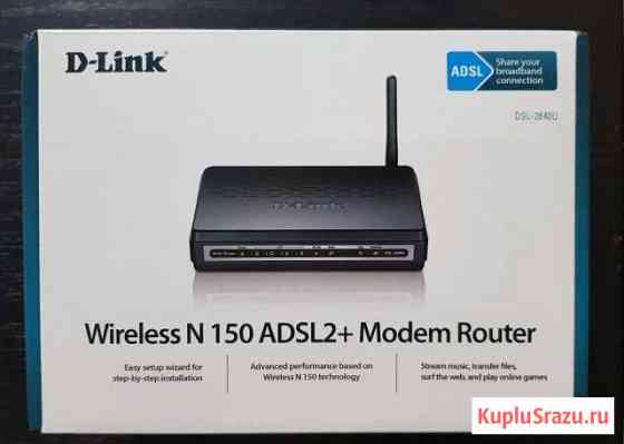 Wi Fi роутер D Link DSL2640U Североморск