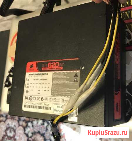 Блок питания Corsair HX620 W Тверь - изображение 1