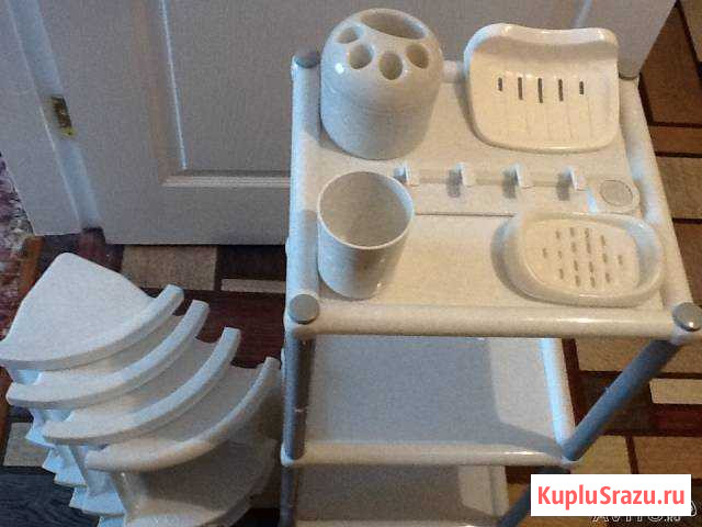 Этажерка для ванной комнаты, полки Рыбинск - изображение 1