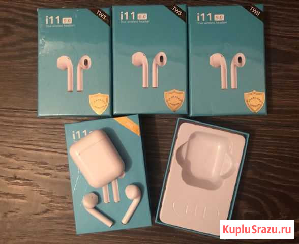 Airpods беспроводные наушники арт. I11 wst Псков - изображение 1