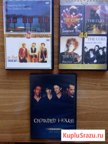 Cure Depeche Mode/A-Ha Crowded House DVD Чебоксары - изображение 1
