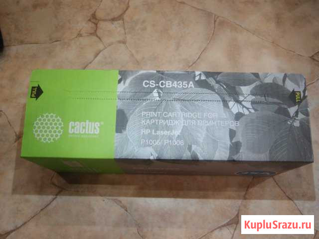 Картридж Cactus CS-CB435A (HP 35A) Десногорск - изображение 1