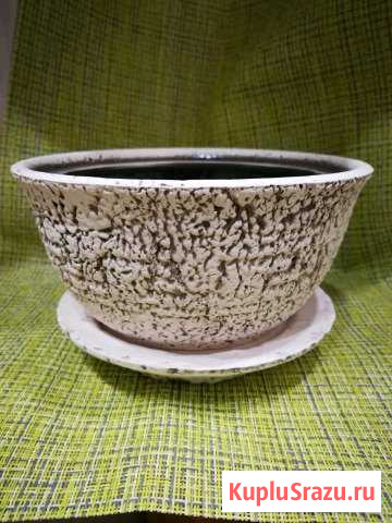 Горшок керамический Меандр Новый Ивантеевка - изображение 1
