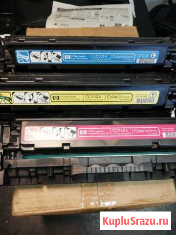 Картридж HP CC530A № 304A черный Волжский - изображение 1