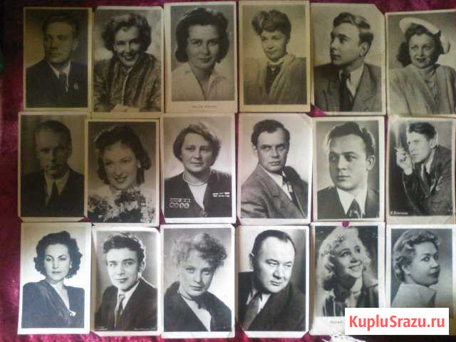 Открытки - фото артистов 50 -х годов Владимир - изображение 1