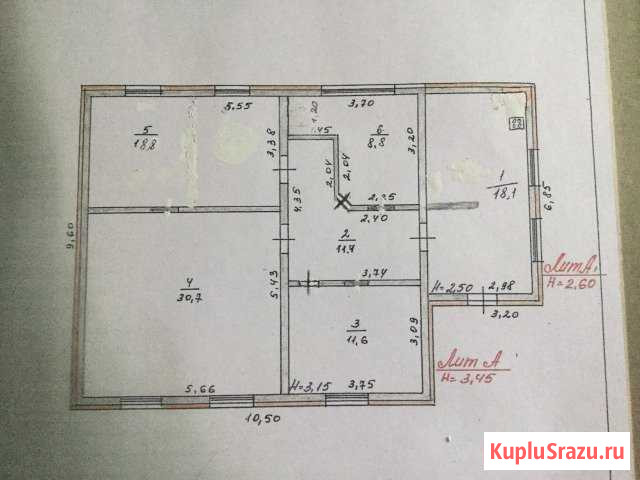 Дом 100 кв.м. на участке 45 сот. Короча - изображение 1