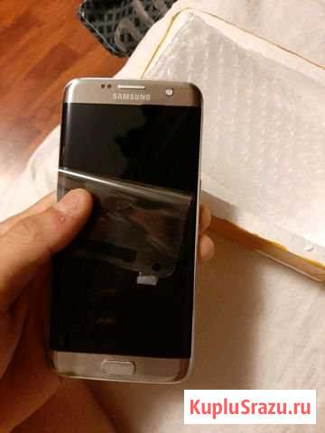 Дисплей SAMSUNG S7 edge silver с рамкой Москва - изображение 1