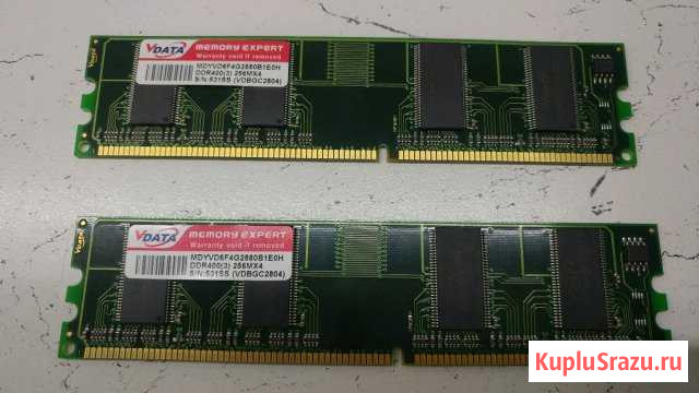 Оперативная память 256MB, DDR 400MHz, цена за 1 шт Балаково - изображение 1
