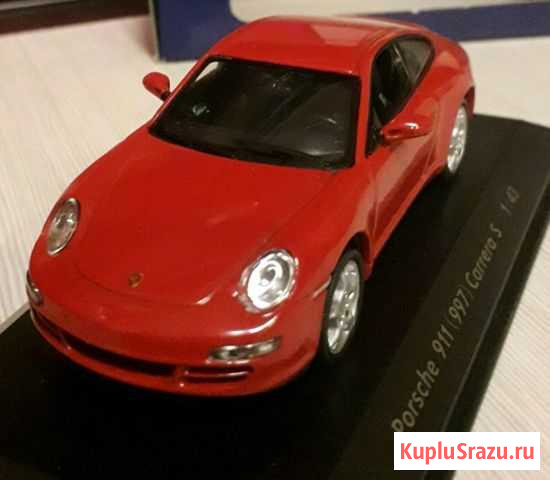 Масштабная модель Porsche 911 (997) Carrera S, red Березовский - изображение 1