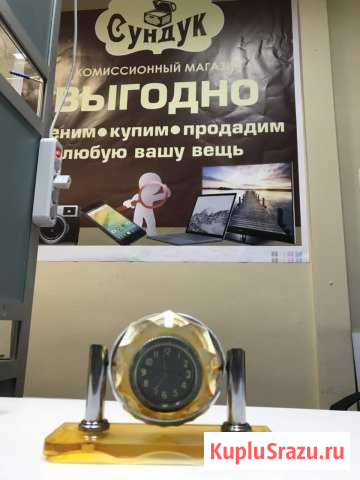 Часы танковые настольные СССР Шатура - изображение 1