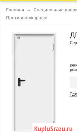 Дверь входная противопожарная Торопец - изображение 1