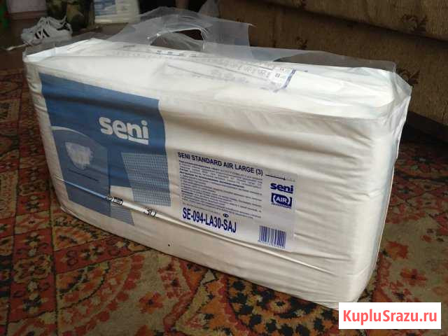 Продам памперсы для взрослых seni 3 Тамбов - изображение 1