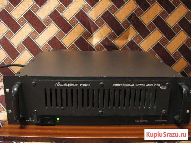 Soundcraftsmen PR1800 mosfet 2х900Вт Редкость Советск - изображение 1