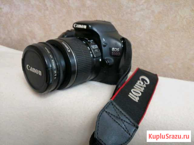 Профессиональный фотоаппарат Canon EOS 550D Новомосковск - изображение 1
