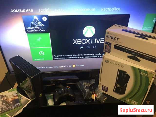 Xbox 360 (прошитая) + Kinect Балашиха - изображение 1