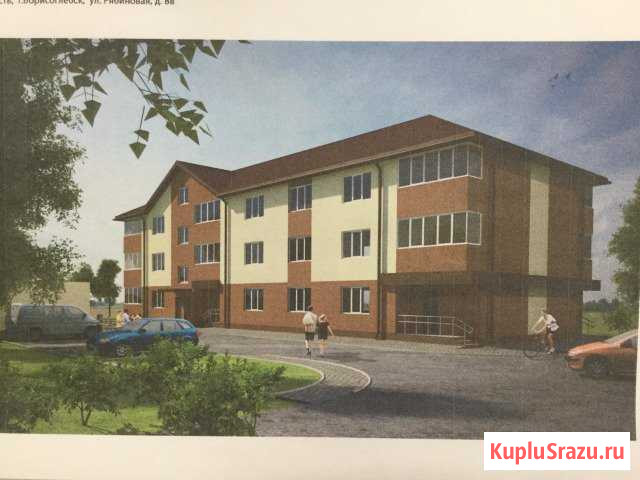 2-к квартира, 62 кв.м., 2/3 эт. Борисоглебск - изображение 1