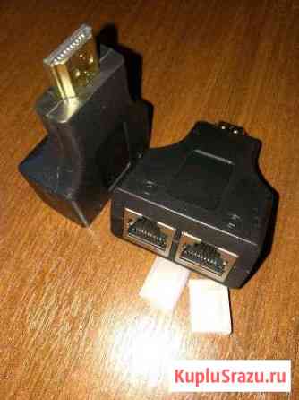 Hdmi-удлинитель (UTPcat.6) + hdmi to VGA + муфта Комсомольск-на-Амуре
