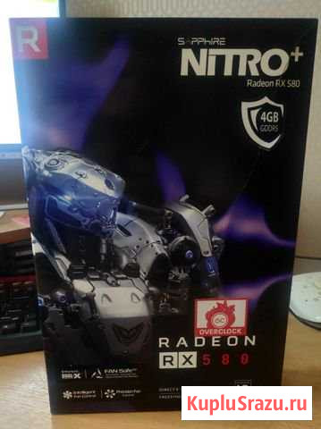 Видеокарта Sapphire Nitro+ RX 580 4GB Кагальницкая - изображение 1