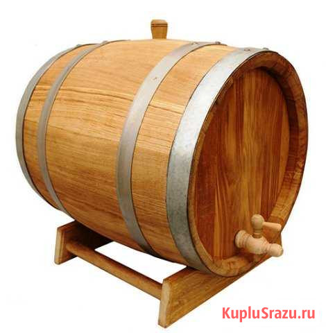Бочка колотый дуб, 15-300 л (литров) Сызрань - изображение 1