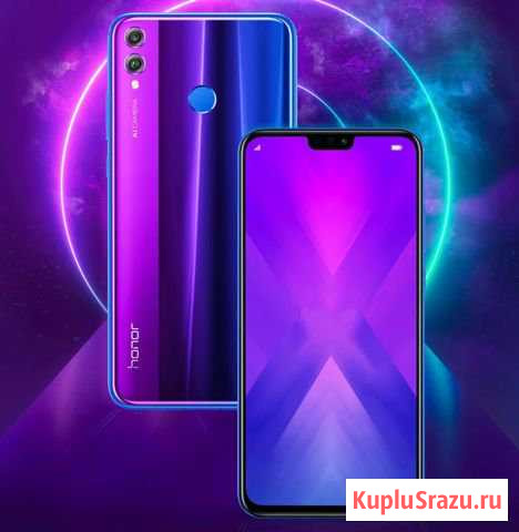 Новый (запечатанный) Honor 8X 64Gb Phantom Blue Нижний Новгород - изображение 1