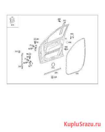 Дверь передняя правая Mercedes GL X164 2006-2012 Южно-Сахалинск