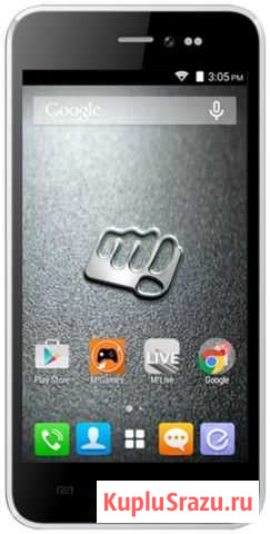 Новый смартфон Micromax bolt q326 4gb silver Симферополь - изображение 1