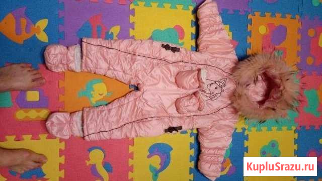 Комбинезон зима для девочки 80 р Коломна - изображение 1