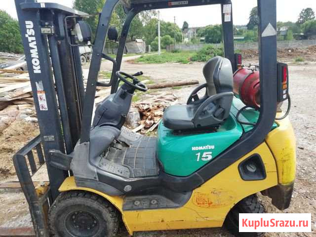 Прадам вилочный погрузчик Kamatsu 1.5т. Газ-бензин Обнинск - изображение 1