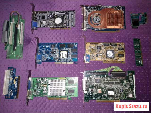 AGP и PCI-E видеокарты на запчасти или ремонт Пушкино - изображение 1